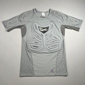 Leatt Roost Tee Gray Motocross Body Armor Padded Shirt XXL Mens Compression